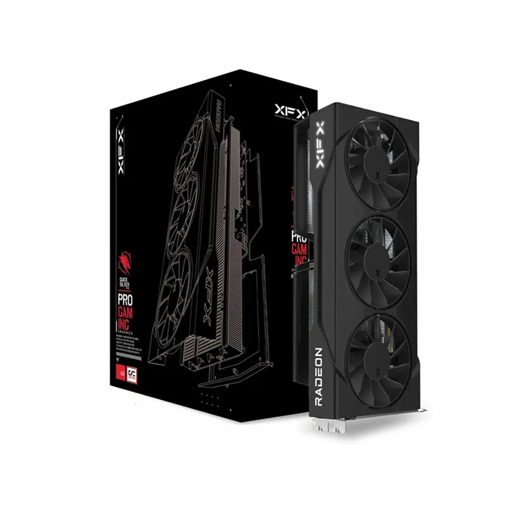 XFX Swift AMD Radeon RX 9060 XT OC Triple Fan Gaming Edition, 16GB GDDR6 Видео карта