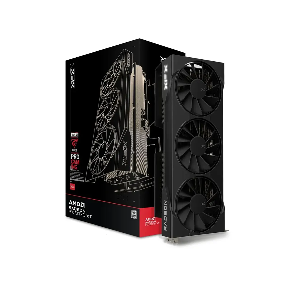 XFX Swift AMD Radeon RX 9070 XT Triple Fan Gaming Edition, 16GB GDDR6 Видео карта