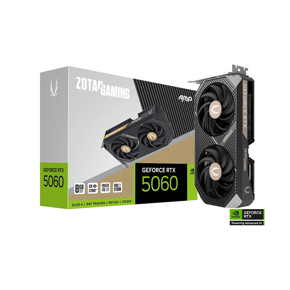 ZOTAC Gaming GeForce RTX 5060 AMP, 8GB GDDR7 Видео карта