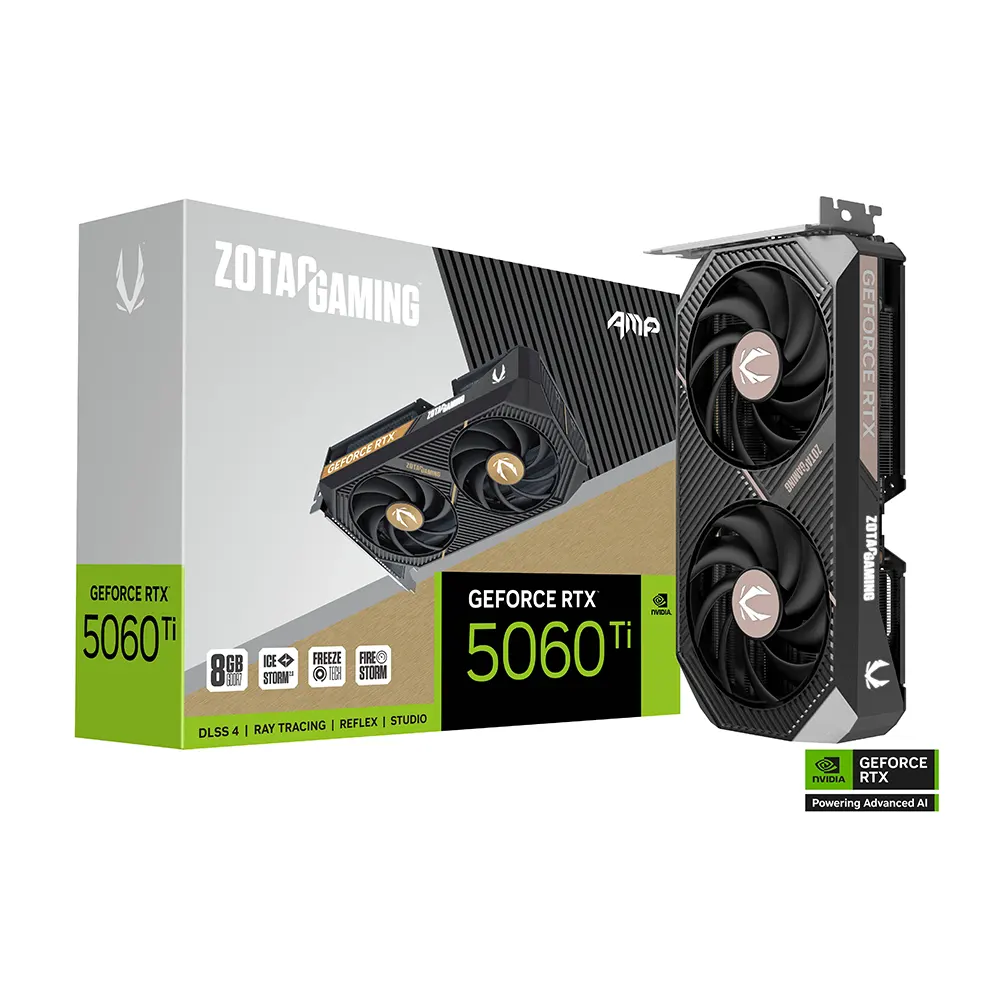 ZOTAC GAMING GeForce RTX 5060 Ti AMP, 8GB GDDR7 Видео карта