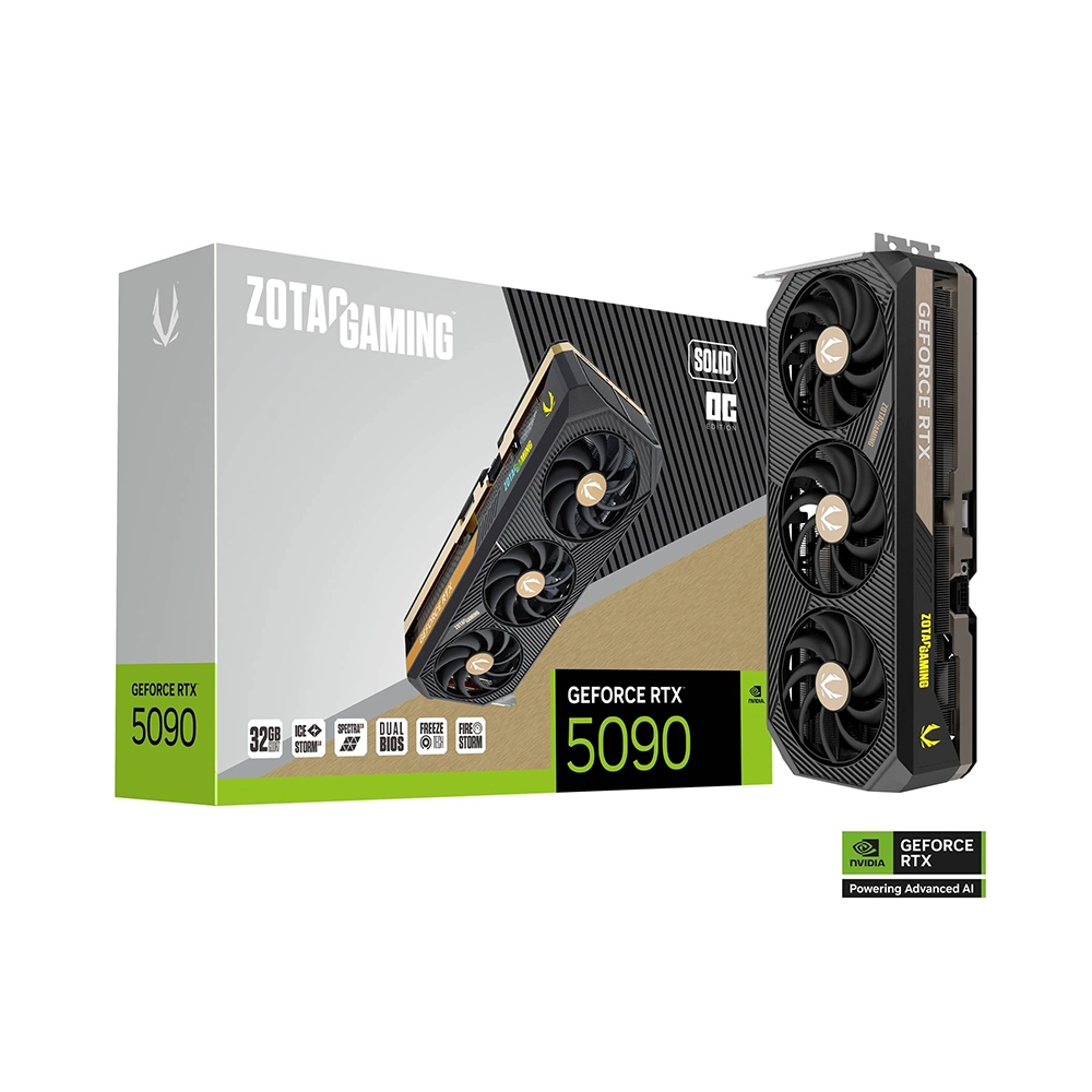 ZOTAC Gaming GeForce RTX 5090 Solid OC, 32GB GDDR7 Видео карта