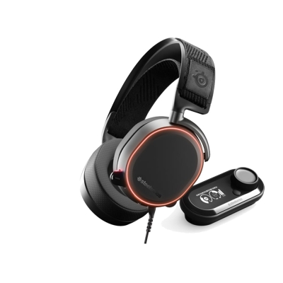SteelSeries Arctis Pro DTS RGB + GameDAC Геймърски слушалки с микрофон