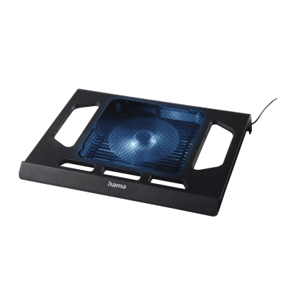 Hama Black Edition охлаждаща поставка за лаптоп с LED подсветка