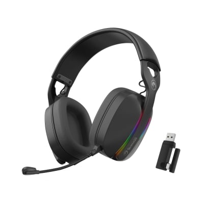 Marvo Pulz 70W HG9086W Black Безжични геймърски слушалки с микрофон