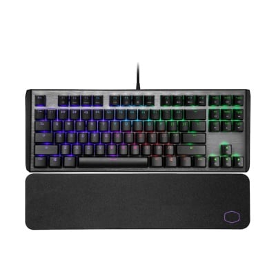 Cooler Master CK530 V2 TKL RGB Геймърска механична клавиатура с TTC Blue суичове