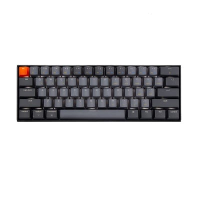 Keychron K12 Hot-Swappable 60% White LED Геймърска механична клавиатура с Gateron Blue суичове