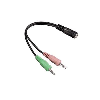 Hama Jack Adapter Cable Преходник / Сплитер 4Pin 3.5мм