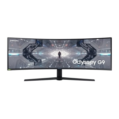 Samsung Odyssey G9  LC49G95T 49" VA QLED, 240Hz, 1ms, 32:9 Dual QHD (5120x1440), DisplayHDR 1000 Извит геймърски монитор
