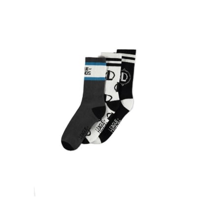 Difuzed League Of Legends Sport Socks (3Pack) 43/46 Комплект от три чифта чорапи