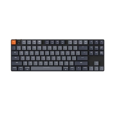 Keychron K1 SE TKL Hot-Swappable White LED Геймърска механична клавиатура с Keychron Low Profile Optical Red суичове