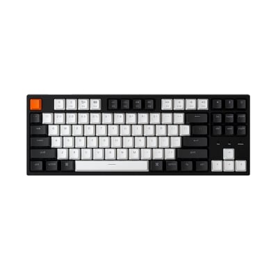 Keychron C1 TKL Hot-Swappable RGB Геймърска механична клавиатура с Gateron G Pro Blue суичове