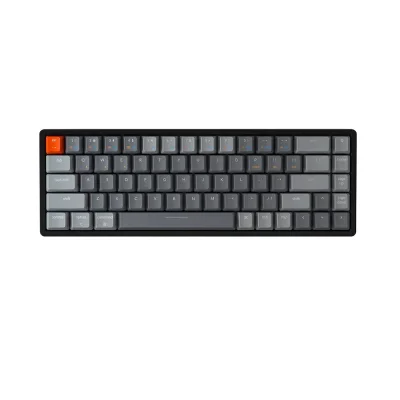 Keychron K6 Aluminum 65% RGB LED Геймърска механична клавиатура с Gateron G Pro Brown суичове