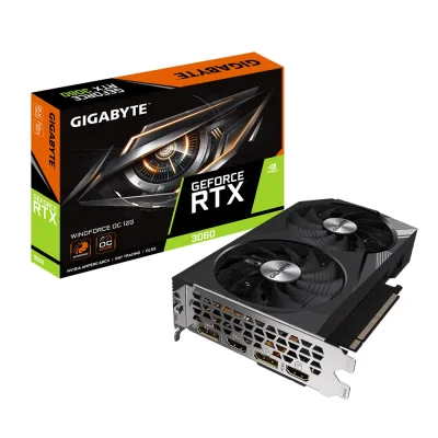 Gigabyte GeForce RTX 3060 WINDFORCE OC Edition 12GB GDDR6 Видео карта
