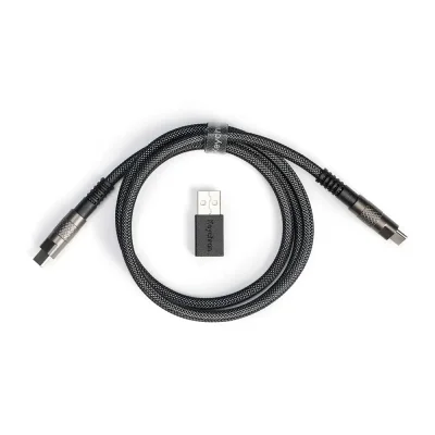Keychron Double-Sleeved Geek Black Кабел за клавиатура
