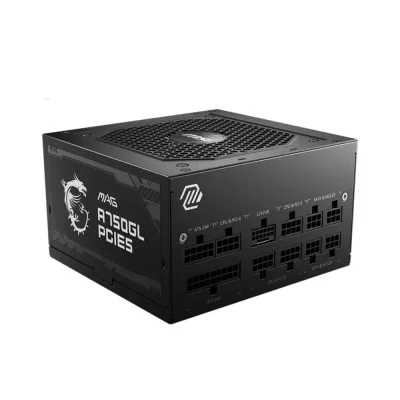 MSI MAG A750GL PCIE5, 750W, 80 Plus Gold, Fully Modular Захранване за компютър