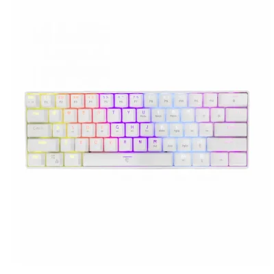White Shark SHINOBI White Геймърска механична клавиатура с Outemu Blue суичове