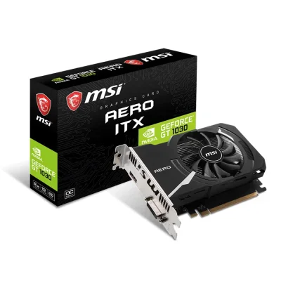 MSI GeForce GT 1030 AERO ITX 2GD4 OC, 2GB DDR4 Видео карта