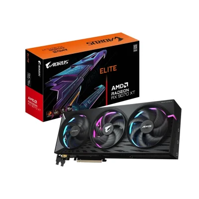 Gigabyte AORUS Radeon RX 9070 XT ELITE 16G, 16GB GDDR6 Видео карта