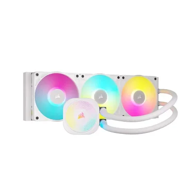 Corsair iCUE LINK TITAN 360 RX RGB White AIO Водно охлаждане за процесор