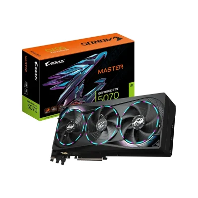 Gigabyte AORUS GeForce RTX 5070 MASTER, 12GB GDDR7 Видео карта