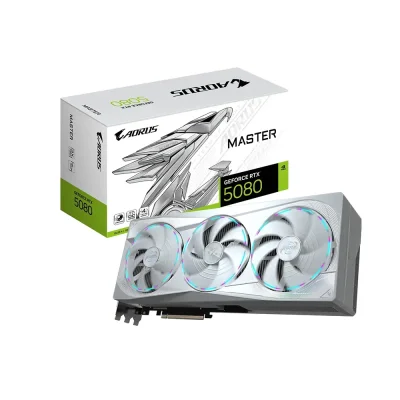 Gigabyte AORUS GeForce RTX 5080 MASTER ICE, 16GB GDDR7 Видео карта
