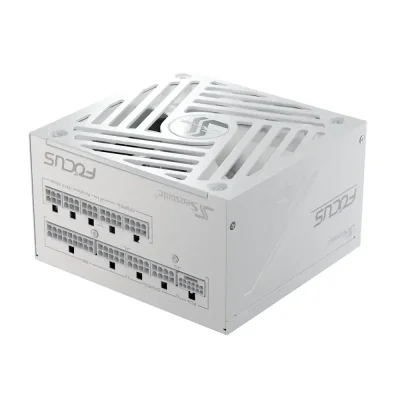 Seasonic FOCUS GX-850 White V4 850W, 80 Plus Gold, Модулно, PCIe Gen 5.1, ATX 3.1 Захранване за компютър