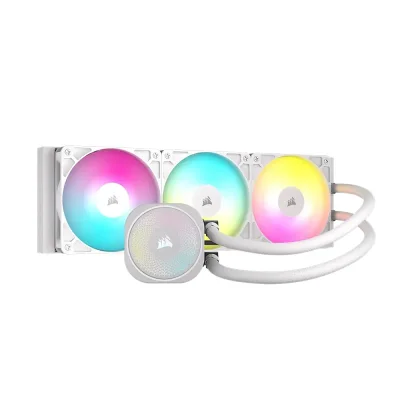 Corsair NAUTILUS 360 RS ARGB White AIO Водно охлаждане за процесор
