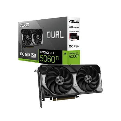 ASUS GeForce RTX 5060 Ti Dual OC Edition, 8GB GDDR7 Видео карта