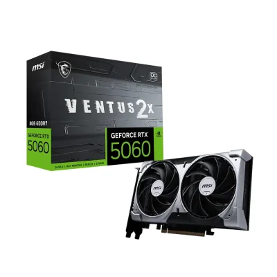 MSI GeForce RTX 5060 VENTUS 2X OC, 8GB GDDR7 Видео карта