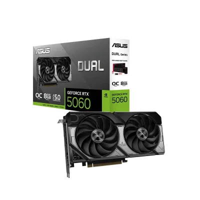 ASUS GeForce RTX 5060 Dual OC Edition, 8GB GDDR7 Видео карта