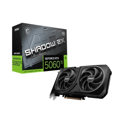 MSI GeForce RTX 5060 Ti Shadow 2X OC Plus, 16GB GDDR7 Видео карта