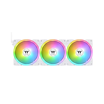 Thermaltake SWAFAN EX12 120mm ARGB White Вентилатор Комплект (3 броя)