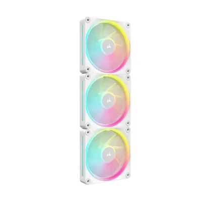 Corsair iCUE LINK LX120 120mm RGB White Комплект вентилатори (3 броя)