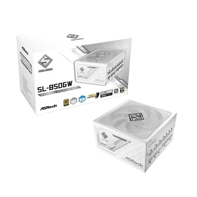 ASRock Steel Legend SL-850GW 850W, 80 Plus Gold, Модулно, PCIe 5.1, ATX 3.1 Захранване за компютър
