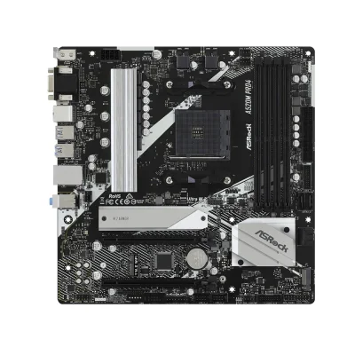 ASRock A520M Pro4, AM4, DDR4 Дънна платка