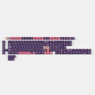 Keychron Lunar White Cherry Profile Dye-Sub PBT Full Keycap Set Комплект капачки за механични клавиатури