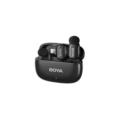 (Разопакован) BOYA Mini 2-03 X2 Ai Lightning 2.4GHz Безжична микрофонна система
