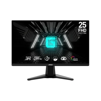 MSI G255F 24.5" IPS, 180Hz, 1ms, Full HD (1920 x 1080) FHD, AMD FreeSync, Геймърски монитор