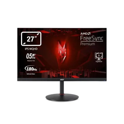 Acer Nitro XV271UM3bmiiprx 27" IPS,  180Hz, 0.5ms, WQHD (2560x1440), AMD FreeSync Premium, HDR 10 Геймърски монитор