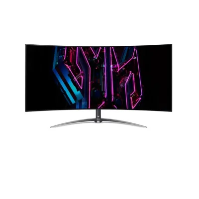 Acer Predator X45bmiiphuzx 44.5" OLED, 240 Hz, 0.01 ms, 21:9, UWQHD (3440 x 1440), FreeSync Premium, DisplayHDR 10, 800R Curved Извит геймърски монитор