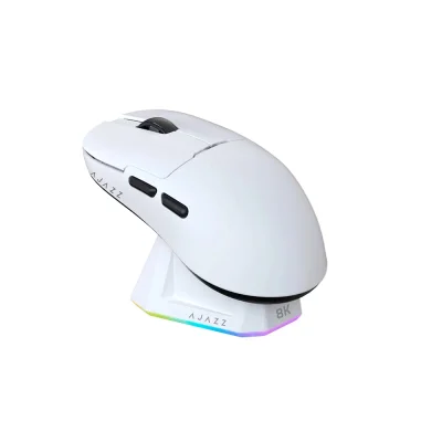 Ajazz AJ159 PRO 8K White Безжична геймърска мишка