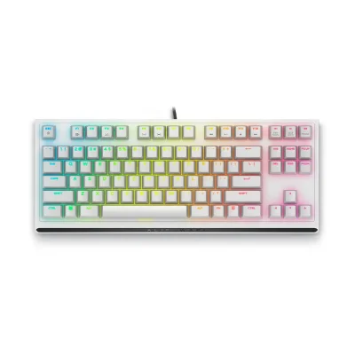 Alienware AW420K Lunar Light Геймърска механична клавиатура с Cherry MX Red суичове