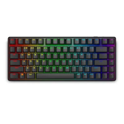Alienware Pro Wireless Dark Side of the Moon Геймърска механична клавиатура с Alienware Linear Red суичове