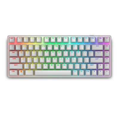 Alienware Pro Wireless Lunar Light Геймърска механична клавиатура с Alienware Linear Red суичове