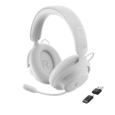 Alienware Pro Wireless Lunar Light Геймърски безжични слушалки
