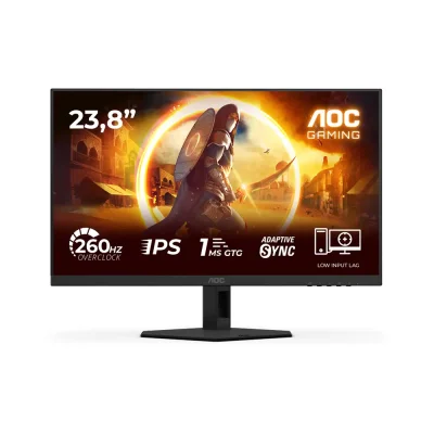 AOC 24G4ZR 23.8" IPS, 260Hz, 0.3ms, Full HD (1920 x 1080), Adaptive Sync, HDR10 Геймърски монитор