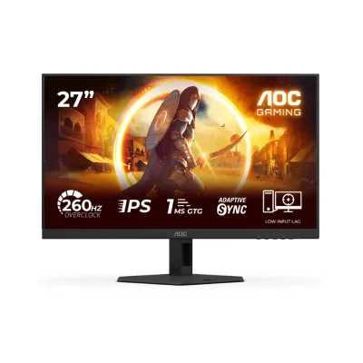 AOC 27G4ZR 27" IPS, 260Hz, 0.3ms, Full HD (1920 x 1080), Adaptive Sync, HDR10 Геймърски монитор
