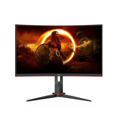 AOC CQ27G2S/BK 27" VA, 165Hz, 1ms, WQHD (2560 x 1440), Curved 1500R, FreeSync Premium Извит геймърски монитор