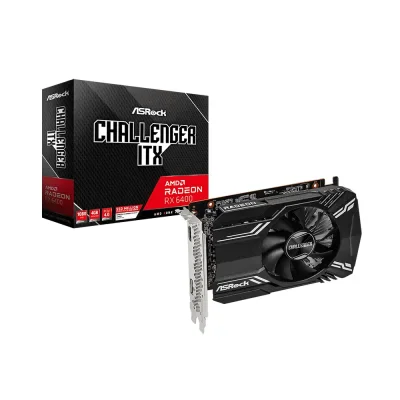 ASRock AMD Radeon RX 6400 Challenger ITX 4GB GDDR6 Видео карта
