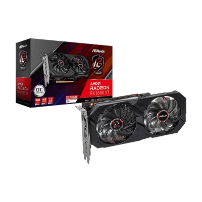 ASRock AMD Radeon RX 6500 XT Phantom Gaming D 4GB GDDR6 OC Edition Видео карта